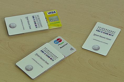 Smart Secure Cover für Kreditkarten
