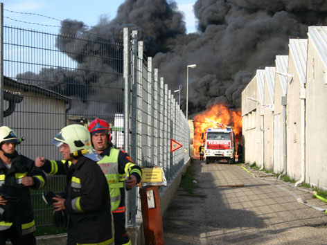 Brandeinsatz im Bezirk Gänserndorf