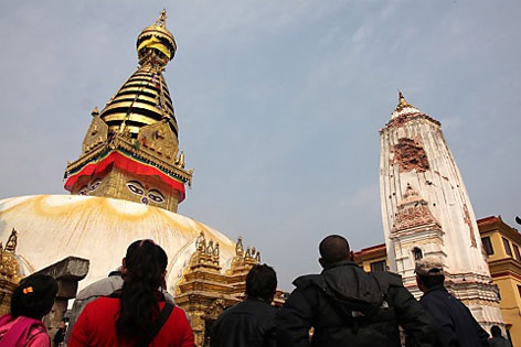 Buddhistischer Stupa in Nepal