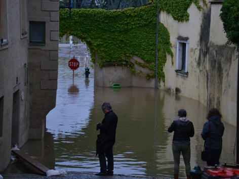 Altstadt unter Wasser