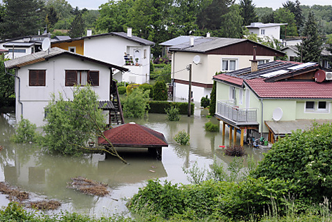 Hochwasser in Greifenstein-Altenberg