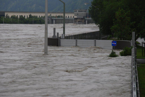 Hochwasser in Persenbeug