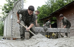 Soldaten im Hochwassereinsatz