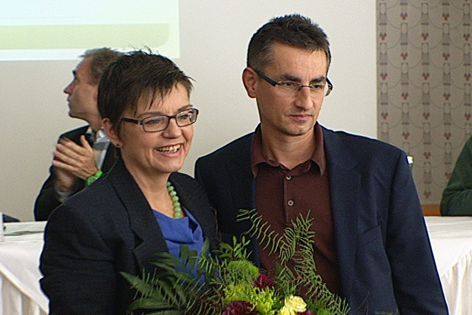 Madeleine Petrovic und Thomas Huber