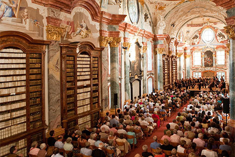 Konzert in der Bibliothek des Stifts Altenburg