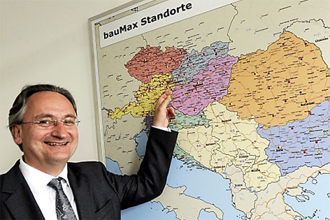 bauMax-Vorstandschef Michael Hürter