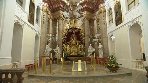 Altarraum Heiligenkreuz Gutenbrunn