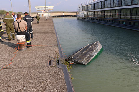 Bootsunfall auf der Donau