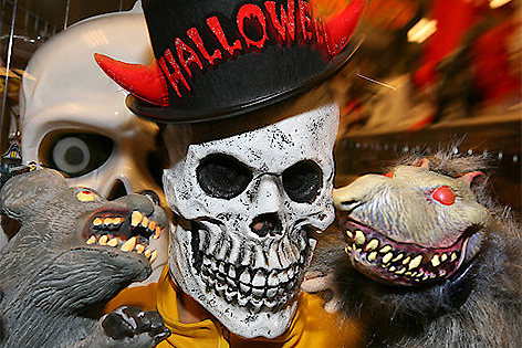 Masken zu Halloween