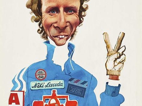 Erich Sokol Niki Lauda 1975
