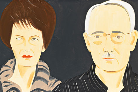 Agnes und Karlheinz Essl, gemalt von Alex Katz
