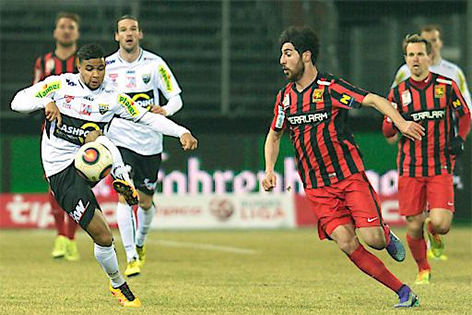 Fussbal Bundesliga Altach gegen Admira am 27. Februar 2016