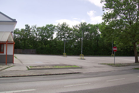 Ehemaliger Zielpunkt-Parkplatz in Perchtoldsdorf