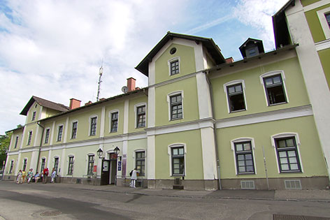 Tulln Geburtshaus Schiele Bahnhof