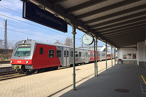 Franz Josefs Bahn Bahnhof Sigmundsherberg