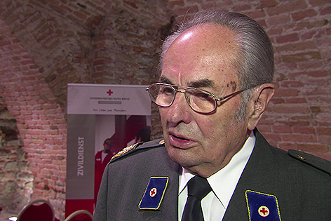 Willi Sauer Präsident Rotes Kreuz