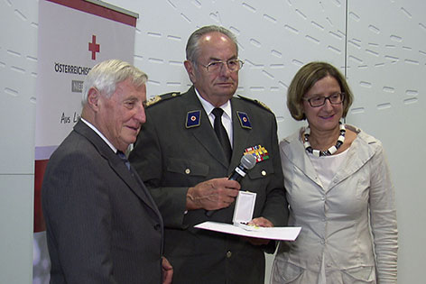 Willi Sauer Abschied ehemaliger Präsident Rotes Kreuz Niederösterreich