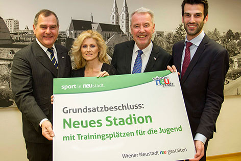 Wiener Neustadt Grundsatzbeschluss Stadion
