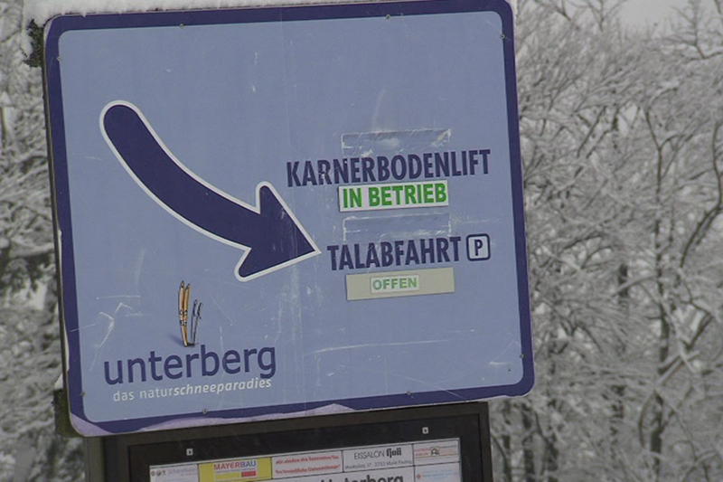 Skigebiet Unterberg Lift und Abfahrt geöffnet