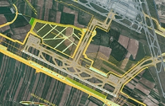 Grafik dritte Piste Flughafen Wien Schwechat