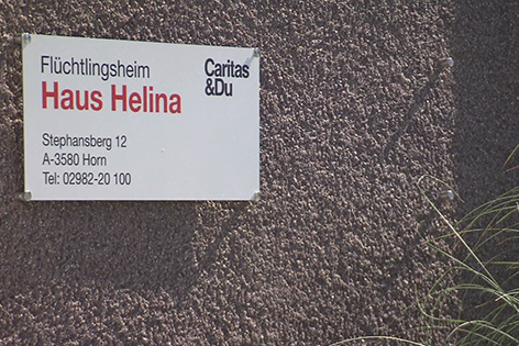 Schild "Haus Helina"