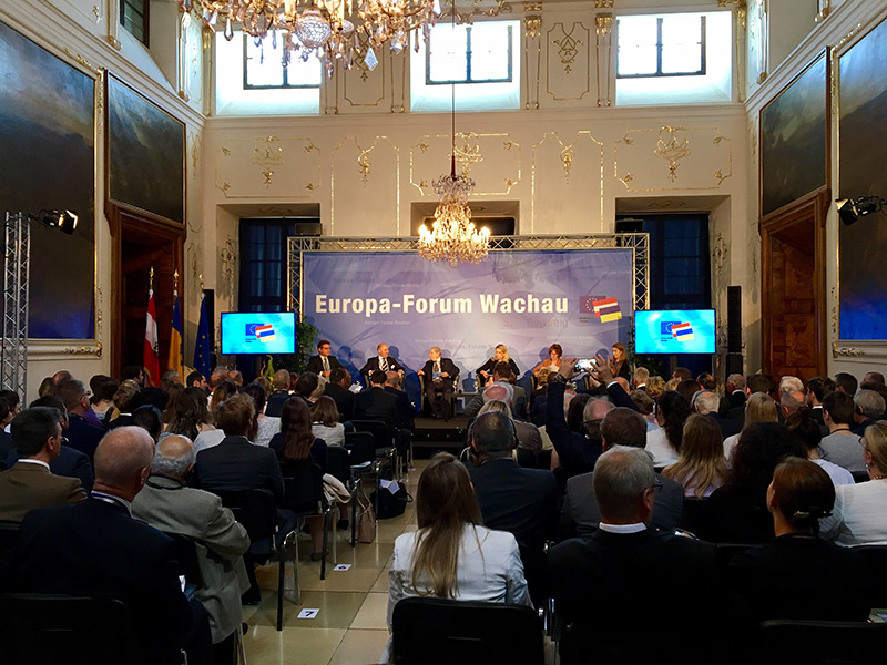 Europa Forum Wachau Stift Göttweig Plenum Tag zwei