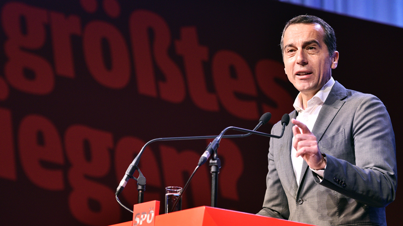 Politik SPÖ Landesparteitag Rede Christian Kern