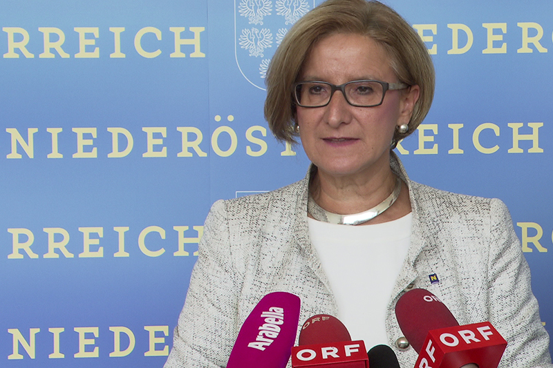 Johanna Mikl Leitner Pressekonferenz