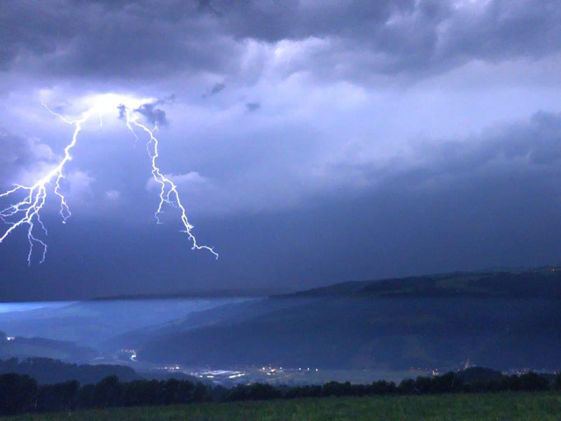 Blitz Niederösterreich Gewitter