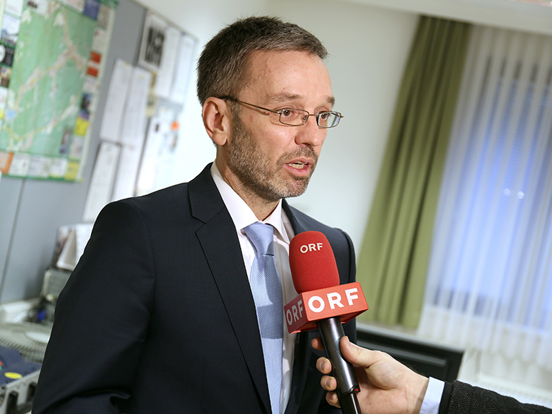 Innenminister Herbert Kickl zu Besuch in der Polizeiinspektion Purkersdorf