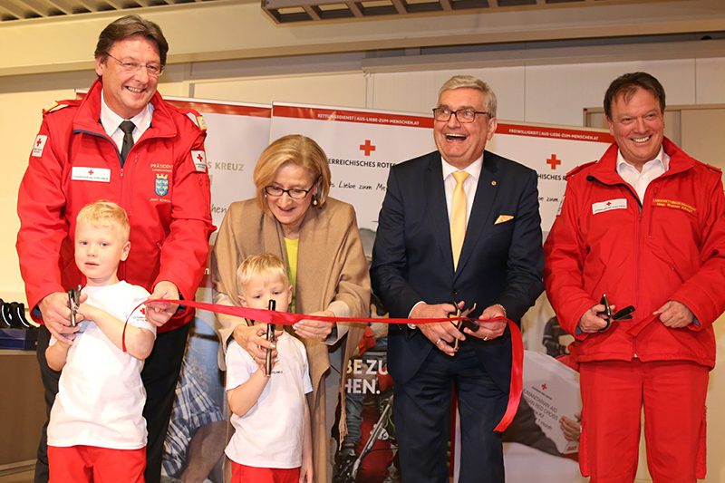 Rotes Kreuz Logistikzentrum Eröffnung Tulln