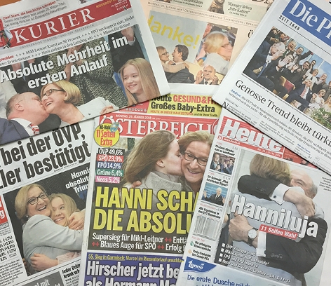 Landtagswahl Zeitungen Titelseiten