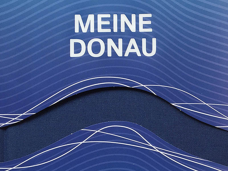 Literaturedition Buch Meine Donau
