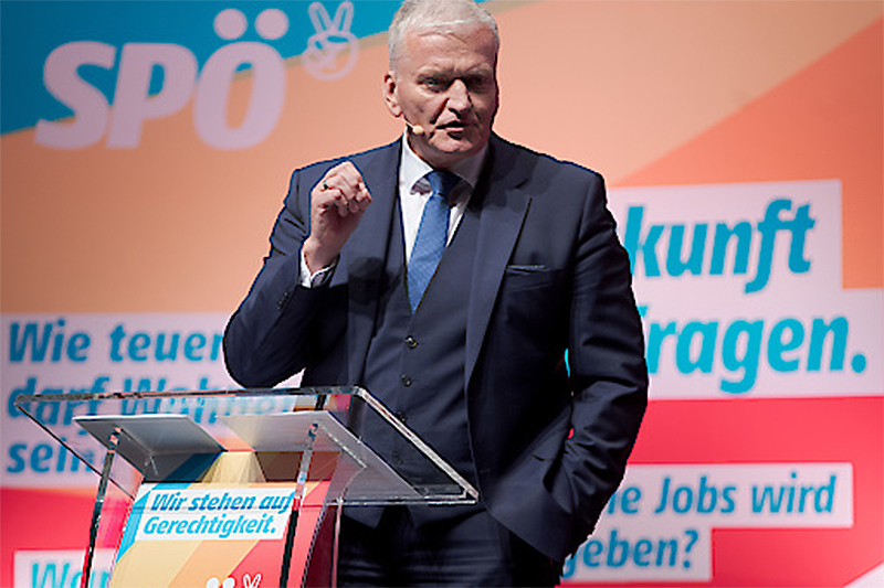 Franz Schnabl SPÖ Parteitag Schwechat