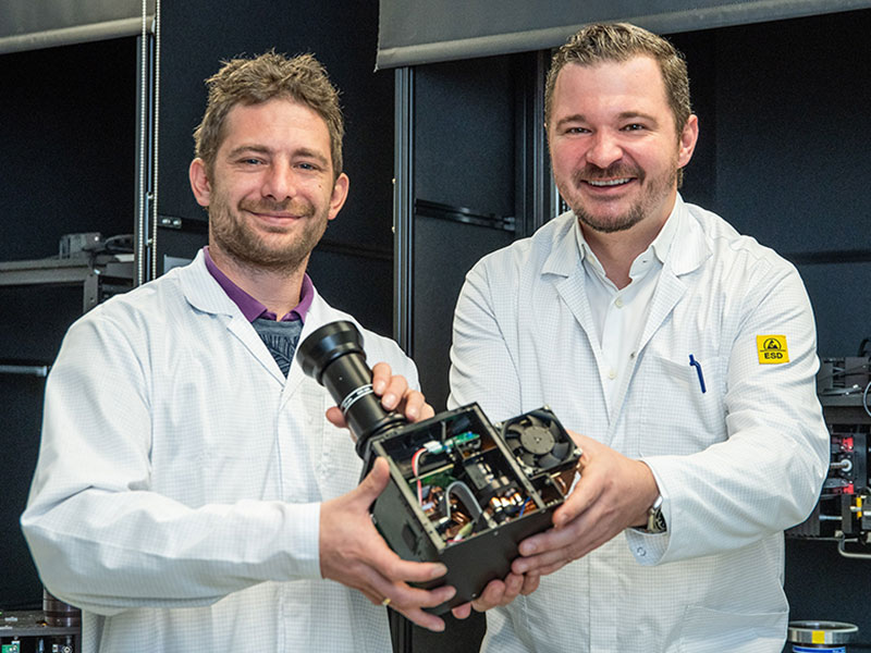Christoph Gamauf und Michael Steiner mit der „Gewinner-Technik“