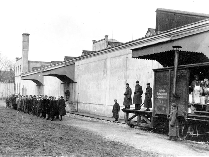 Bürgerkrieg Anhaltelager Gefangene St. Pölten