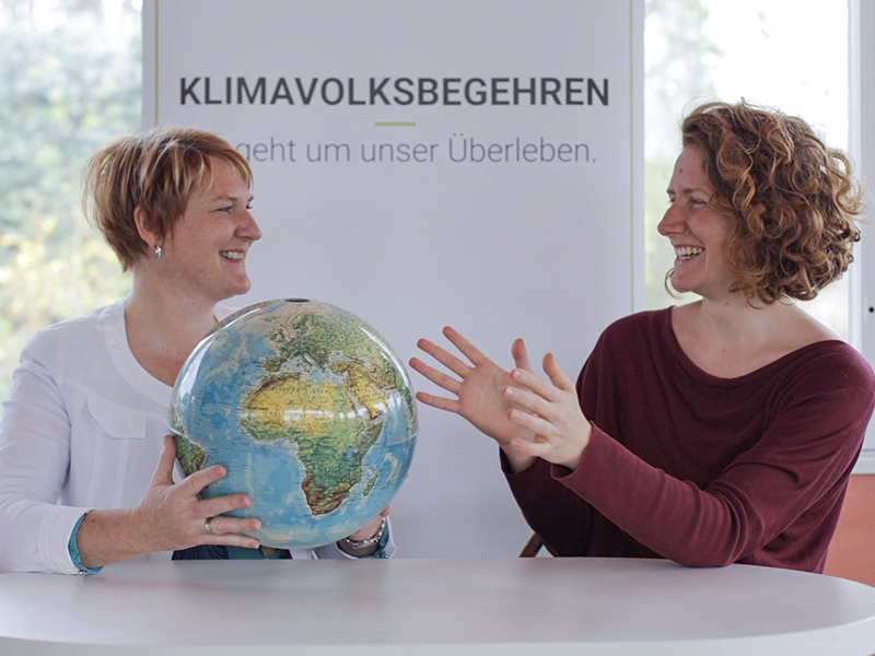Helga Krismer Rogenhofer Klimavolksbegehren