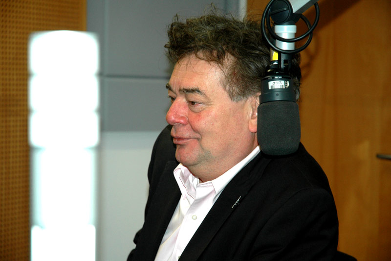 Werner Kogler im "Radio Niederösterreich"-Studio im Gespräch mit Robert Ziegler